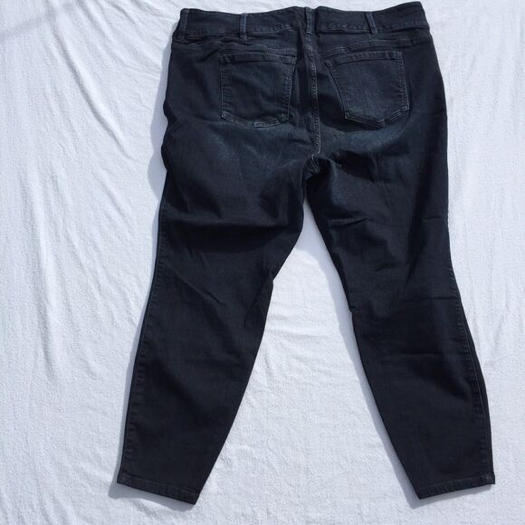 Dark Wash Jeans Zippers Size 24S Torrid Premium Jegging - Picture 5 of 10